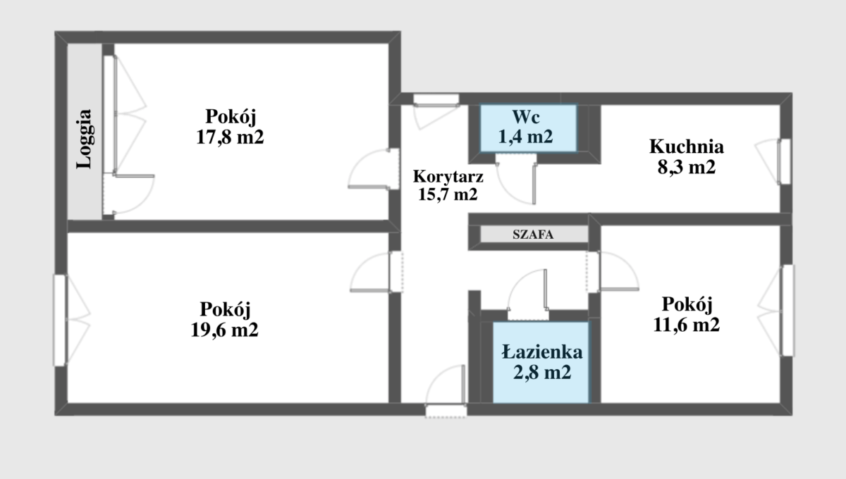 Poglądowy plan mieszkania