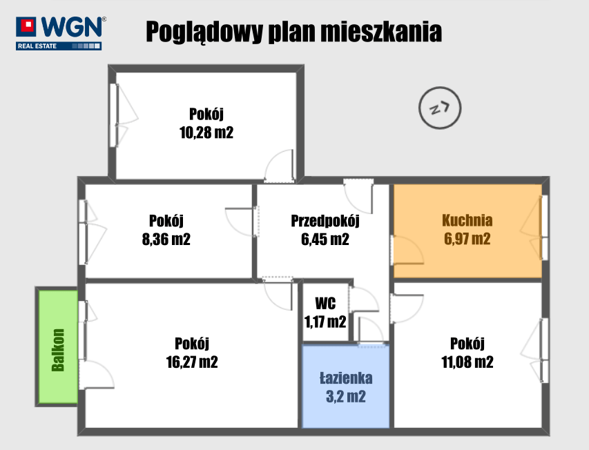 Plan mieszkania_Promienista
