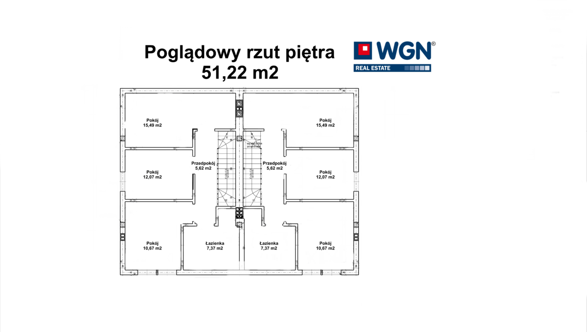 Poglądowy rzut piętra, Kamionki ul Kamienna-z logo (1)