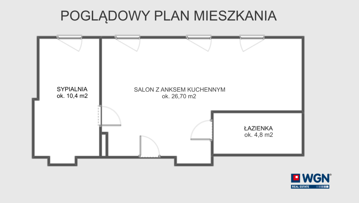 POGLĄDOWY PLAN MIESZKANIA SOKOŁA 7