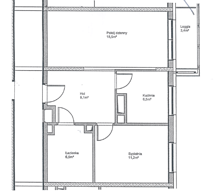 Rzut lokalu_Bułgarska 59A