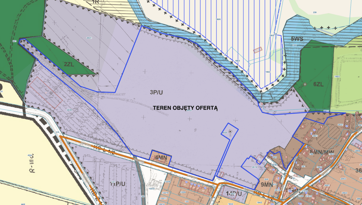 print screen e-mapa z MPZP