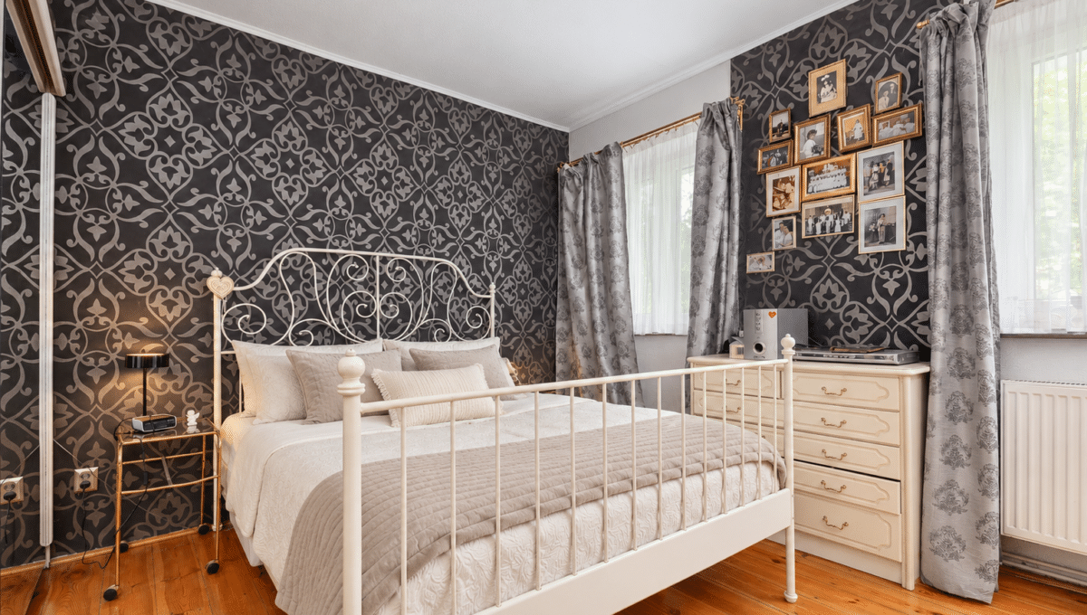 Elegancka sypialnia w klasycznym stylu